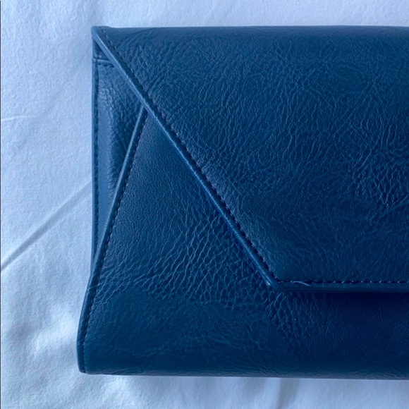 Navy Envelope Clutch - Picture 2 of 9